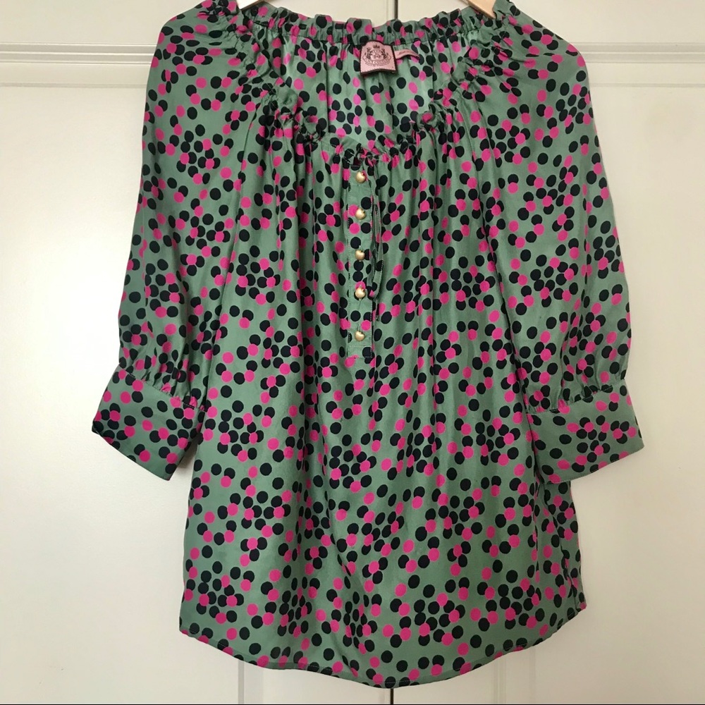 Juicy Couture✨ Polka Dot Top